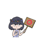 チーム最前列（個別スタンプ：17）