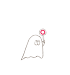 ゆるいゴースト 2（個別スタンプ：9）