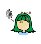 大きな女の子（個別スタンプ：3）