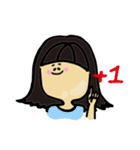 大きな女の子（個別スタンプ：9）
