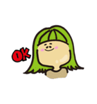 大きな女の子（個別スタンプ：12）