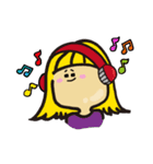 大きな女の子（個別スタンプ：17）