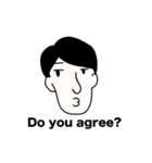 白いくちびるくん（個別スタンプ：10）