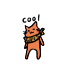 逃避ネコ（個別スタンプ：18）