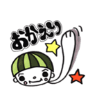 意外と使える！！【でか文字】挨拶セット（個別スタンプ：3）