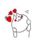 ねこちゃん（しろ）（個別スタンプ：2）