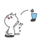 ねこちゃん（しろ）（個別スタンプ：8）