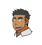表情豊かな短髪男子（個別スタンプ：6）