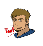ちょっぴりチャラい茶髪男子（個別スタンプ：2）