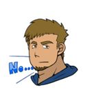 ちょっぴりチャラい茶髪男子（個別スタンプ：3）