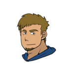 ちょっぴりチャラい茶髪男子（個別スタンプ：4）