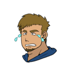 ちょっぴりチャラい茶髪男子（個別スタンプ：10）