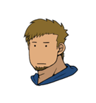 ちょっぴりチャラい茶髪男子（個別スタンプ：15）