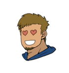 ちょっぴりチャラい茶髪男子（個別スタンプ：16）