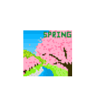 ぎんしゃくれのドット絵スタンプ（個別スタンプ：37）