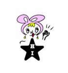 女子の答え方♡（個別スタンプ：1）