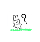 うさぎのようなものの絵（個別スタンプ：15）