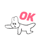 ふわくま～うさぎと小鳥となかよし編～（個別スタンプ：5）