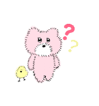 ふわくま～うさぎと小鳥となかよし編～（個別スタンプ：8）