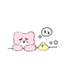 ふわくま～うさぎと小鳥となかよし編～（個別スタンプ：15）