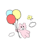 ふわくま～うさぎと小鳥となかよし編～（個別スタンプ：26）