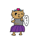 にゃんちゃん 落書きパート1（小学1年生）（個別スタンプ：3）