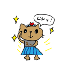 にゃんちゃん 落書きパート1（小学1年生）（個別スタンプ：5）