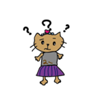 にゃんちゃん 落書きパート1（小学1年生）（個別スタンプ：6）