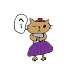 にゃんちゃん 落書きパート1（小学1年生）（個別スタンプ：9）