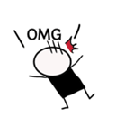 謎のキャラクターコロマル（個別スタンプ：24）
