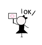 謎のキャラクターコロマル（個別スタンプ：34）