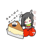 フルーツ＆スイーツ詰め詰めフレンズ（個別スタンプ：21）