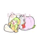 フルーツ＆スイーツ詰め詰めフレンズ（個別スタンプ：25）