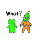 宇宙人とかえるくん（個別スタンプ：5）