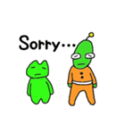 宇宙人とかえるくん（個別スタンプ：6）