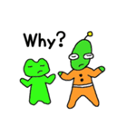 宇宙人とかえるくん（個別スタンプ：7）
