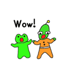 宇宙人とかえるくん（個別スタンプ：11）