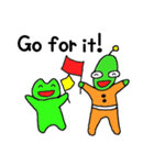 宇宙人とかえるくん（個別スタンプ：12）