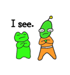 宇宙人とかえるくん（個別スタンプ：14）