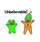 宇宙人とかえるくん（個別スタンプ：17）