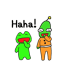 宇宙人とかえるくん（個別スタンプ：19）