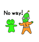 宇宙人とかえるくん（個別スタンプ：23）
