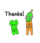宇宙人とかえるくん（個別スタンプ：24）