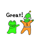 宇宙人とかえるくん（個別スタンプ：26）