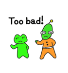宇宙人とかえるくん（個別スタンプ：27）