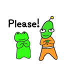 宇宙人とかえるくん（個別スタンプ：28）