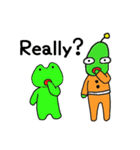 宇宙人とかえるくん（個別スタンプ：31）