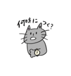 くろネコさんとキジトラさん④日常編（個別スタンプ：12）