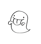 オバケくん。（個別スタンプ：1）