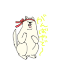 秋田犬のシロチャン（個別スタンプ：5）